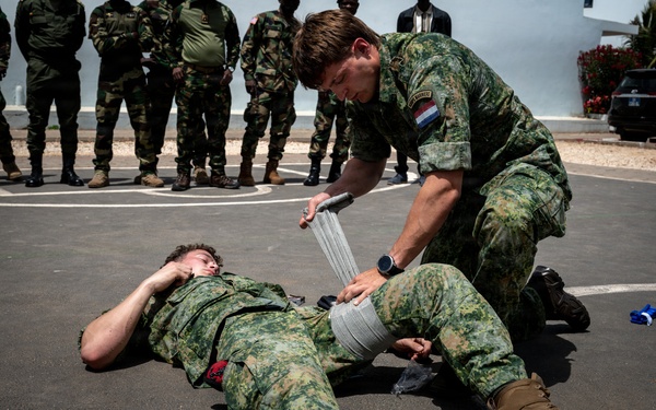 Obangame Express 2026 Tactical Combat Casualty Care Training