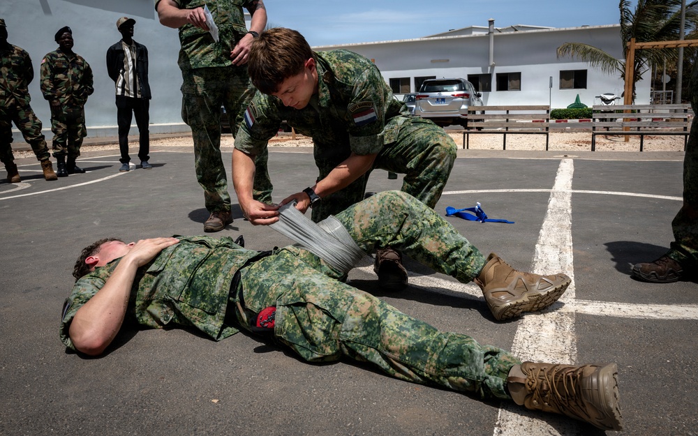 Obangame Express 2026 Tactical Combat Casualty Care Training