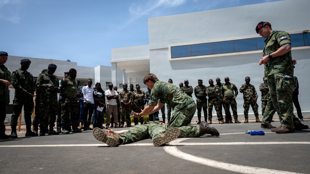 Obangame Express 2026 Tactical Combat Casualty Care Training