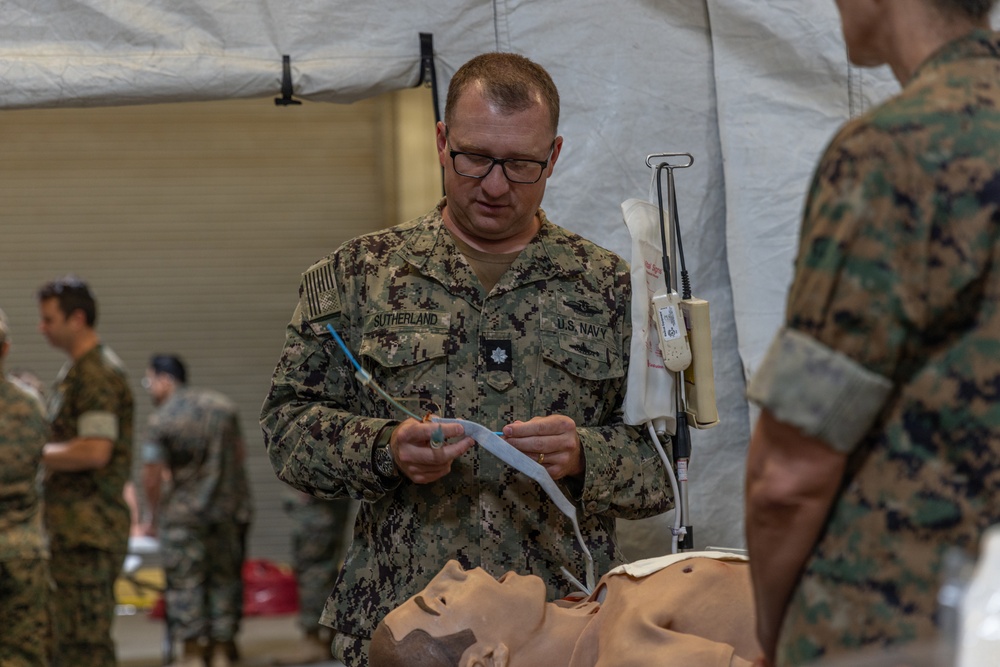 Sailors conduct Tier 4 TCCC Training