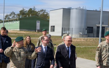 European Commissioner for Defence Tours Pabrade Training Area&amp;#xA;