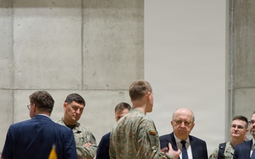 European Commissioner for Defence Tours Pabrade Training Area&amp;#xA;