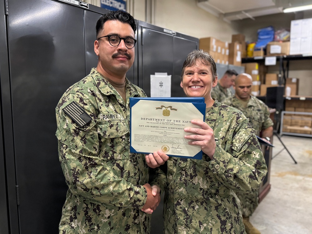 Awards and Recognition Ceremony at U.S. Naval Hospital Guantanamo Bay