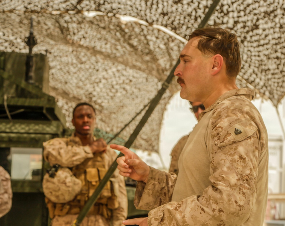 3d LAAD Marines Conduct C-sUAS Training in CENTCOM