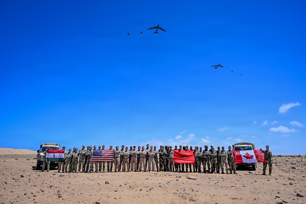 B-52H Bomber integration showcases multinational readiness during African Lion 26