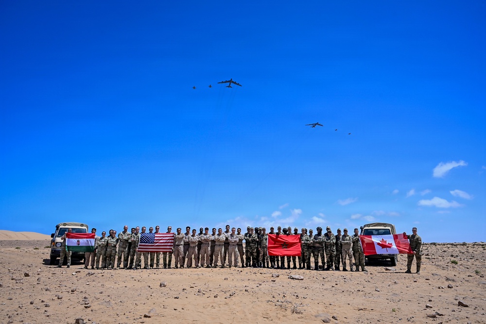 B-52H Bomber integration showcases multinational readiness during African Lion 26