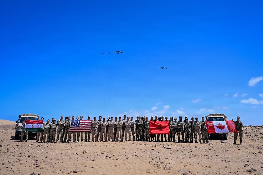 B-52H bomber integration showcases multinational readiness during African Lion 26