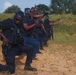 Ivorian law enforcement executes pistol marksmanship drills during Flintlock 26