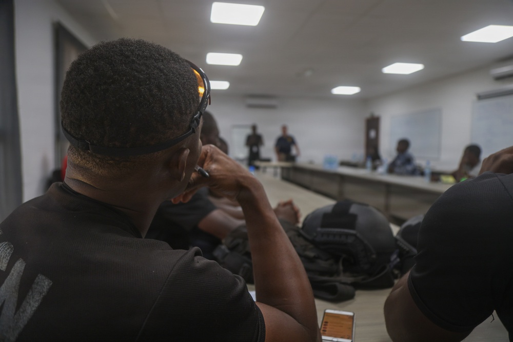Ivorian law enforcement learn interview techniques during Flintlock 26