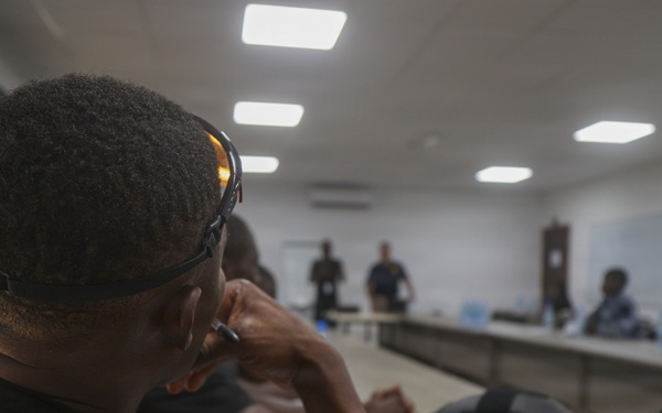 Ivorian law enforcement learn interview techniques during Flintlock 26