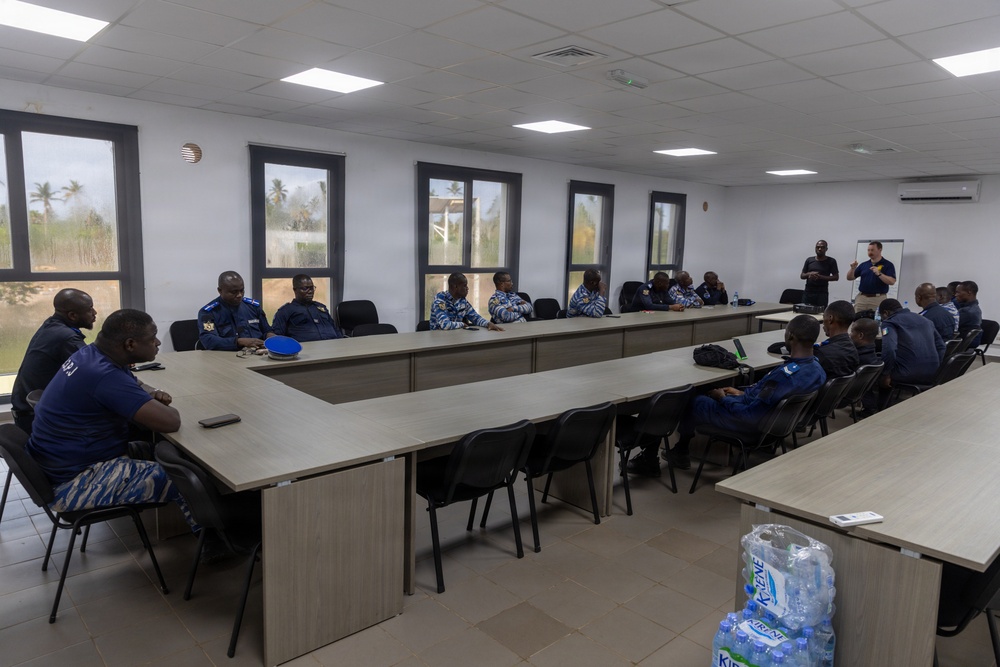 Ivorian law enforcement learn interview techniques during Flintlock 26