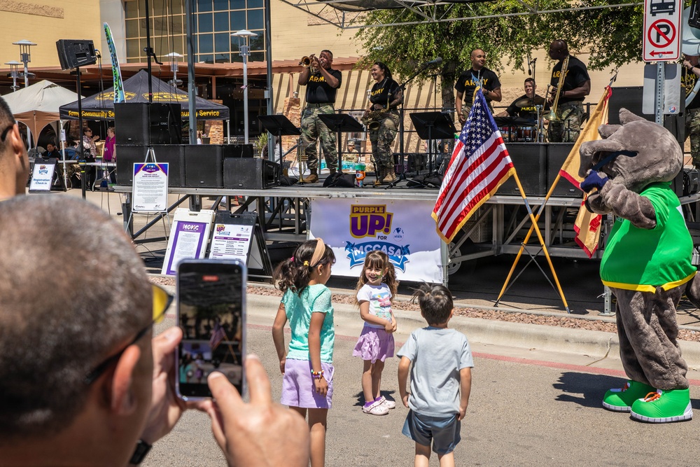 1AD Brass Band Performs at 22nd Annual MCCASA Walk