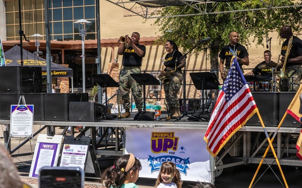 1AD Brass Band Performs at 22nd Annual MCCASA Walk
