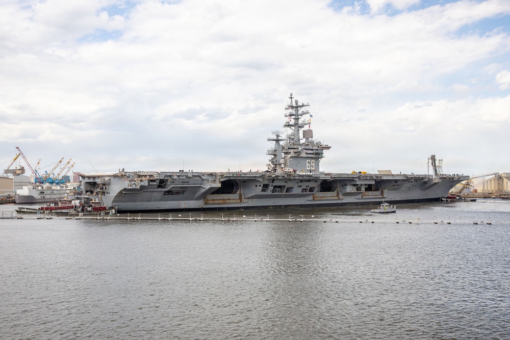 USS Dwight D. Eisenhower completes Planned Incremental Availability at Norfolk Naval Shipyard