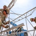 Airmen construct protective overhead cover in CENTCOM AOR