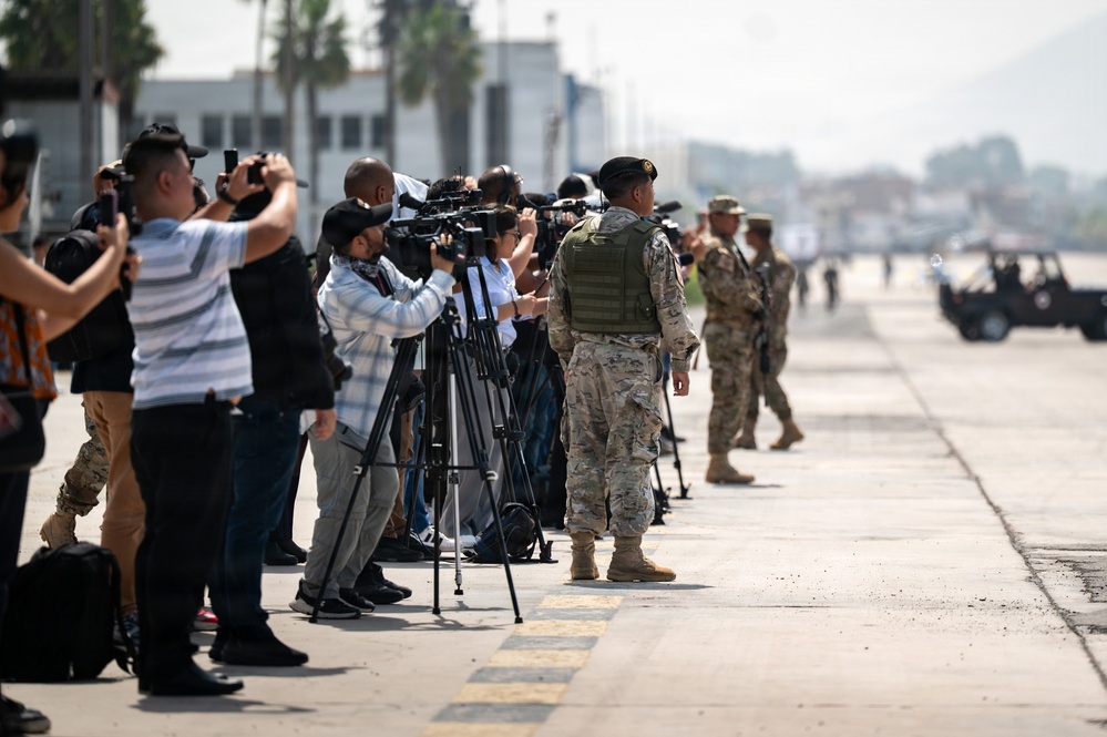 Viper Demo practice day in Lima, Peru