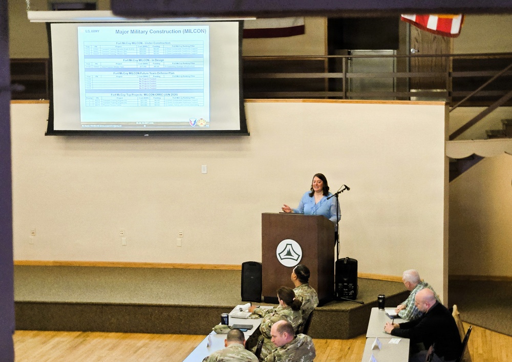 Fort McCoy holds April 2026 session of Installation Real Property Planning Board; latest project news, more discussed