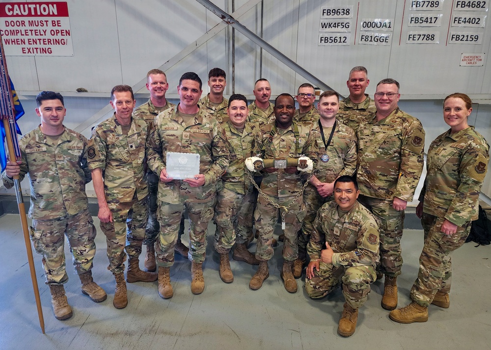 The 72nd Aerial Port Squadron participates in 2026 Port Dawg Challenge