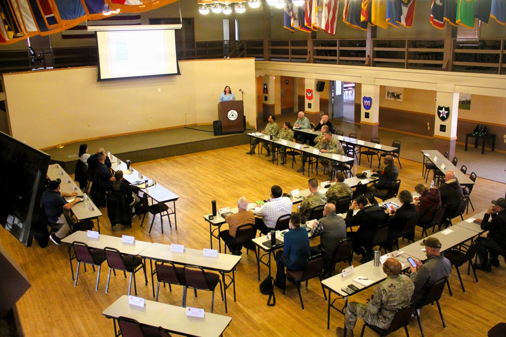 Fort McCoy holds April 2026 session of Installation Real Property Planning Board; latest project news, more discussed