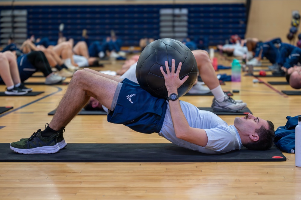 341st FSS Airmen maintain mission readiness through physical training