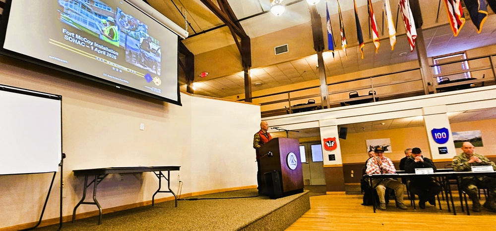 Fort McCoy holds April 2026 meeting of Safety &amp; Occupational Health Advisory Council