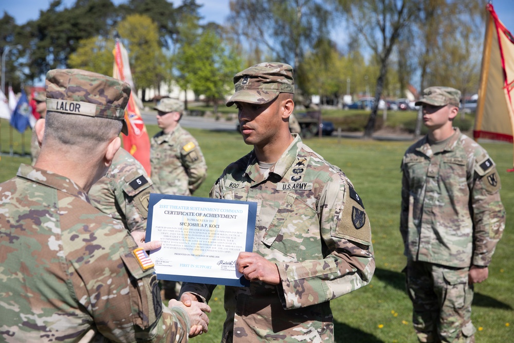 21st Theater Sustainment Command Best Squad Competition