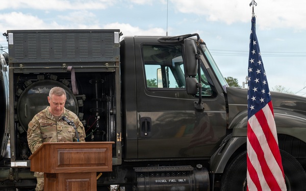 New Jersey Air National Guard Airman receives Bronze Star medal during ceremony at the 177th Fighter Wing