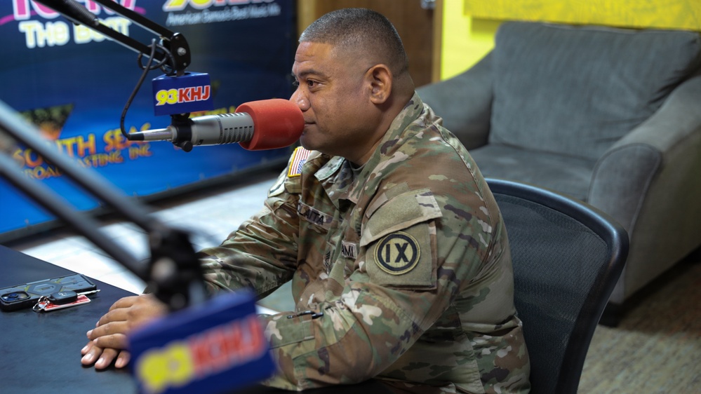 Soldier promotes 9th MSC open house in American Samoa