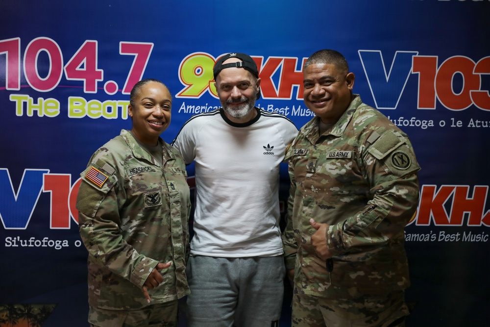 Soldier promotes 9th MSC open house in American Samoa
