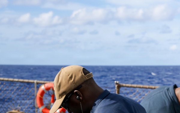 Live Fire Exercises Aboard USS Mason (DDG 87)