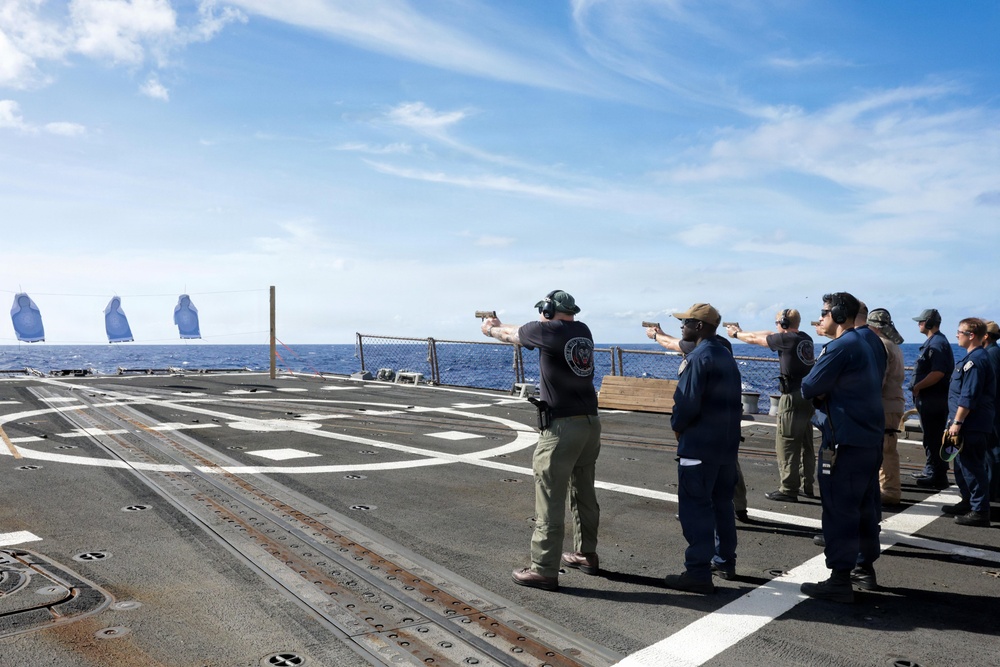 Live Fire Exercises Aboard USS Mason (DDG 87)