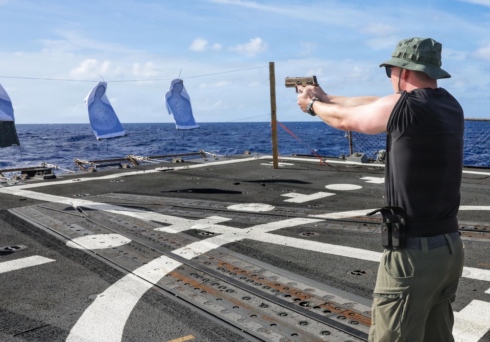 Live Fire Exercises Aboard USS Mason (DDG 87)