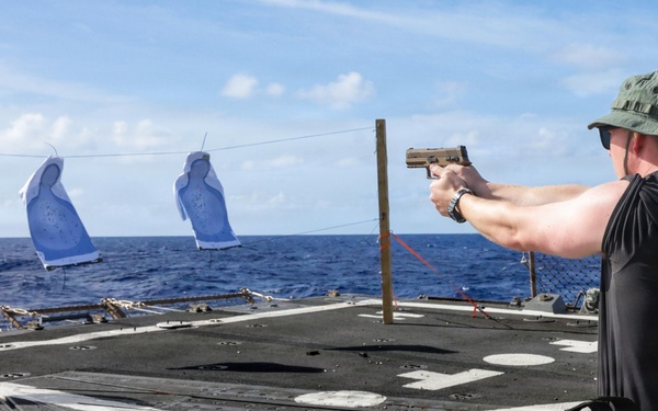 Live Fire Exercises Aboard USS Mason (DDG 87)