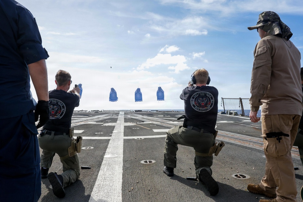Live Fire Exercises Aboard USS Mason (DDG 87)