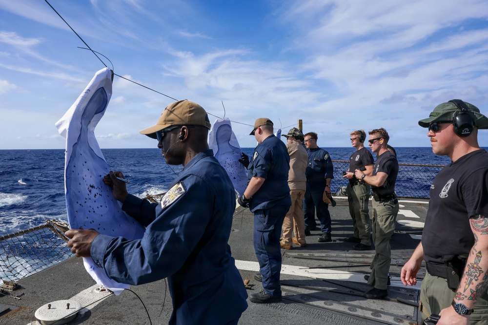 Live Fire Exercises Aboard USS Mason (DDG 87)