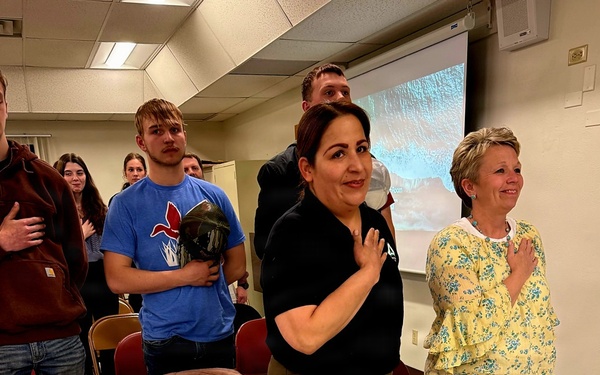 Fort McCoy personnel support April 2026 MOMC visit to Tomah School Board meeting