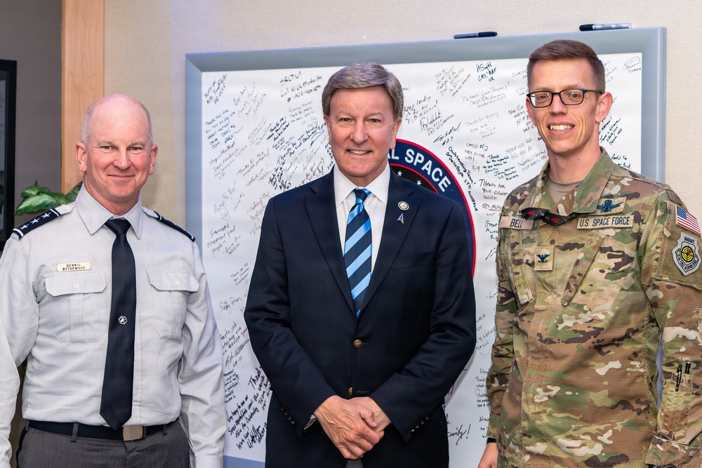 U.S. Representative Mike Rogers, chairman of the HASC, visits National Space Defense Center