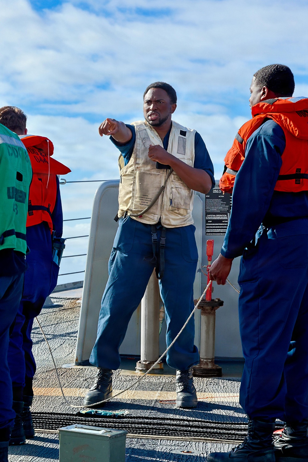 Replenishment-at-Sea Aboard USS Mason (DDG 87)