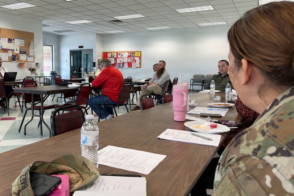 Fort McCoy leaders, personnel support April 2026 meeting at Sparta Chamber of Commerce