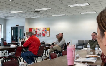 Fort McCoy leaders, personnel support April 2026 meeting at Sparta Chamber of Commerce