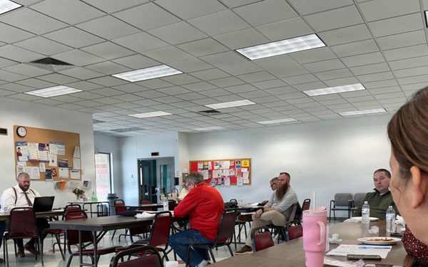 Fort McCoy leaders, personnel support April 2026 meeting at Sparta Chamber of Commerce