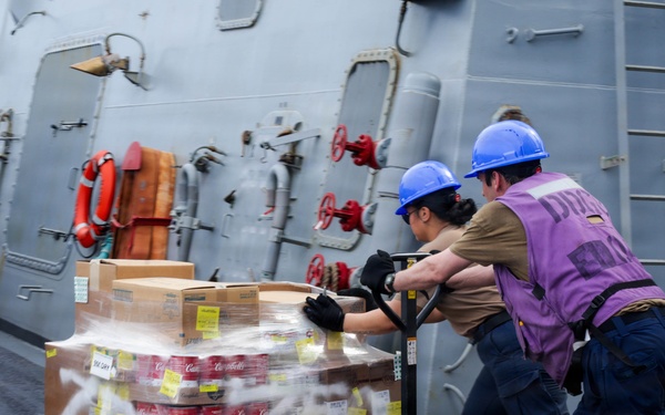 Replenishment-at-Sea Aboard USS Mason (DDG 87)