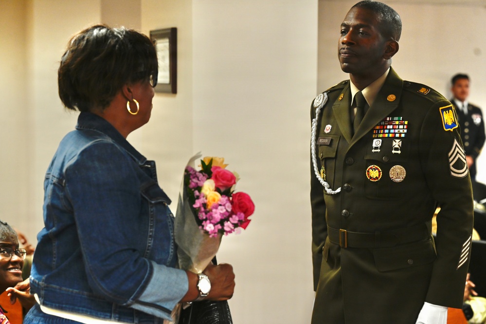 U.S. Army Master Sgt. Rayshod J. Thompson promotion ceremony