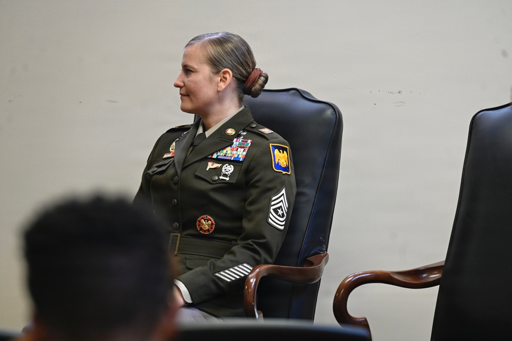 U.S. Army Master Sgt. Rayshod J. Thompson promotion ceremony