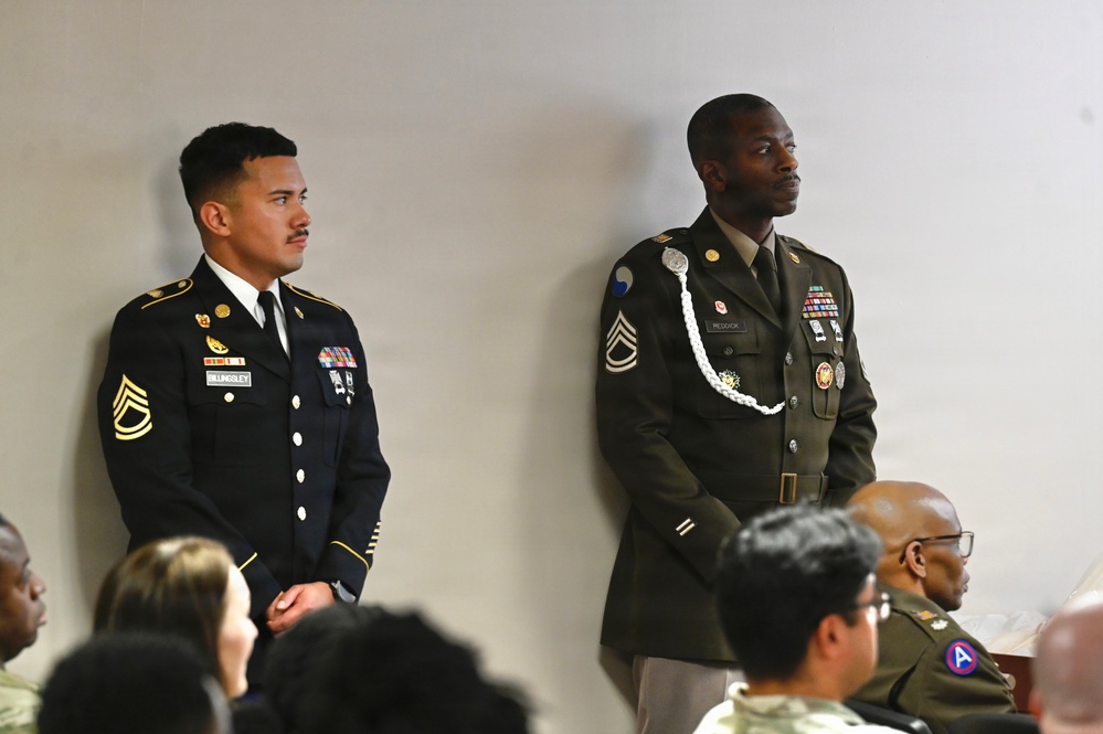 U.S. Army Master Sgt. Rayshod J. Thompson promotion ceremony