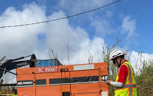 USACE Responds to Typhoon Sinlaku