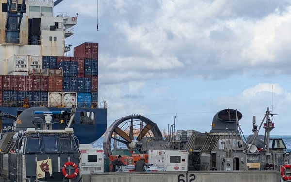 Navy Delivers FEMA Generators for USACE to Saipan