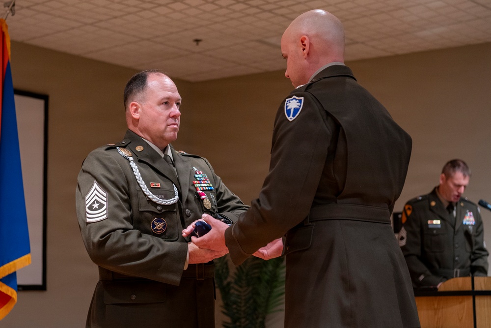 South Carolina Army National Guard honors Sgt. Maj. Michael F. Turner during retirement ceremony