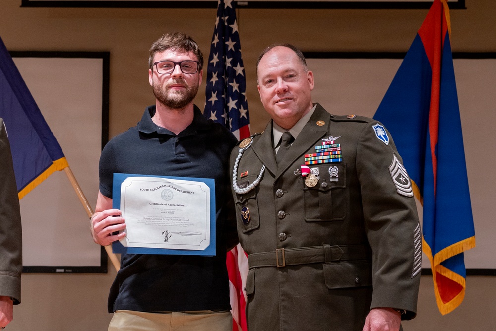 South Carolina Army National Guard honors Sgt. Maj. Michael F. Turner during retirement ceremony