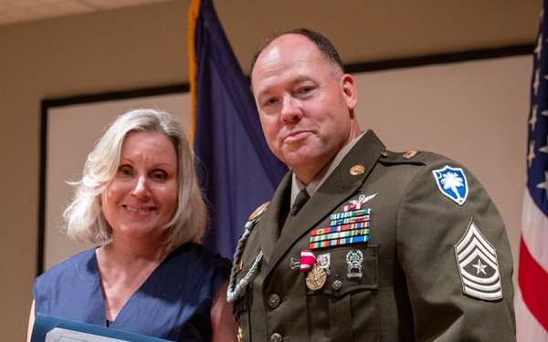 South Carolina Army National Guard honors Sgt. Maj. Michael F. Turner during retirement ceremony